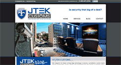 Desktop Screenshot of jtekcustoms.com